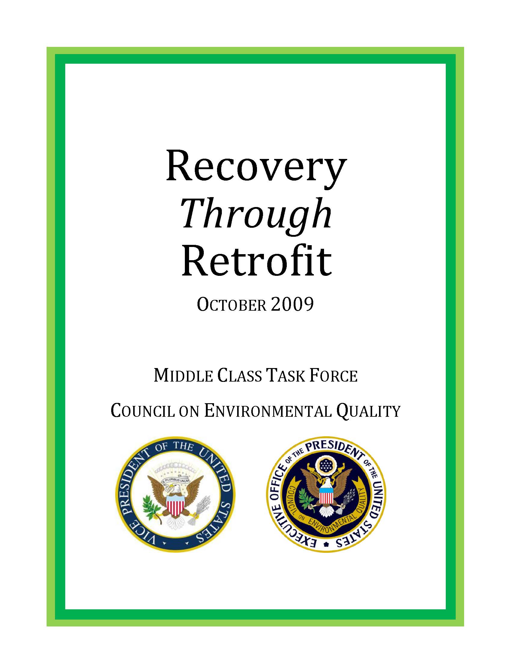 Recovery Through Retrofit